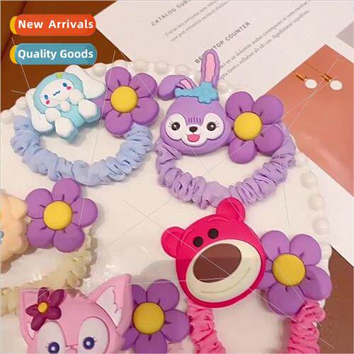 Children headbtie hair rubber bcute girls 2023 new -injuriou
