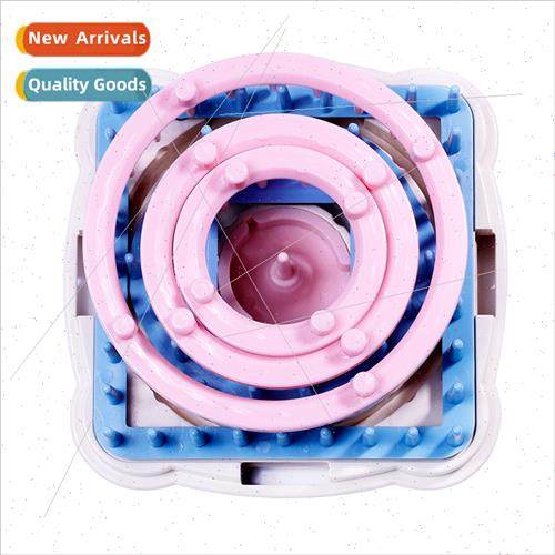 Colorful Flower Braider DIY Knting Tools Round Wool Flower B