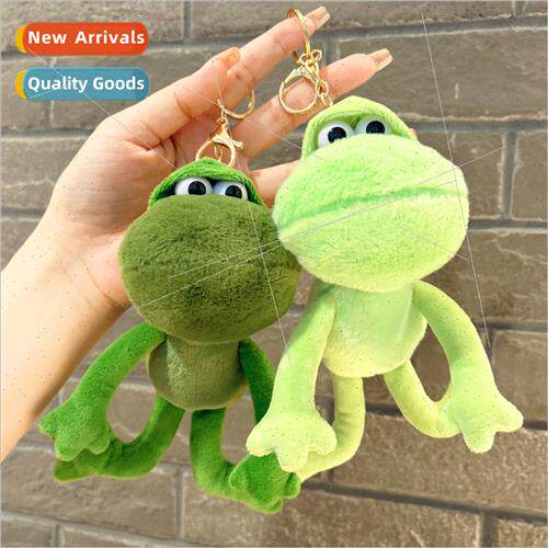 Ugly frog plush toy doll schoolbag charm keychain cartoon mi
