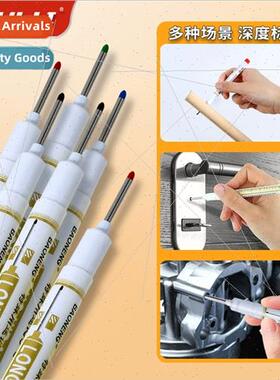 Long headed marker pen适用construction site woodworking deep