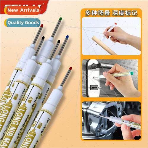 Long headed marker pen适用construction site woodworking deep