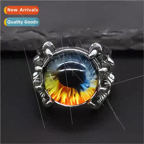 Yellow Devil Eye 4 Ring che Hip Hop Cool Rings