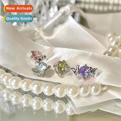 2022 Fall Summer Stacking Candy Star Earrings Fresh Girl Swe