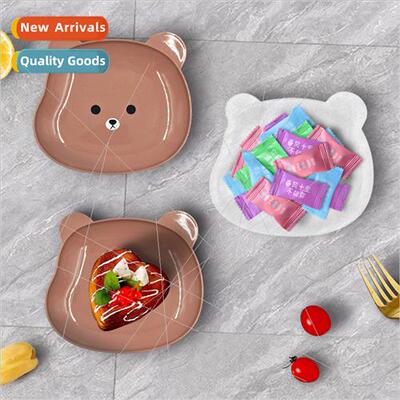 Household creative bear sp bone plate pet bone plate snack p