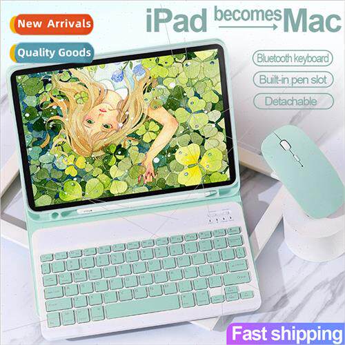适用popular iPad8 color backlit bluetooth keyboard case Pro1