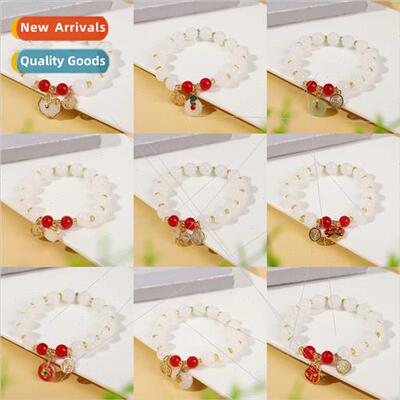 Anti whe jade beaded bracelet female hundred matching retro