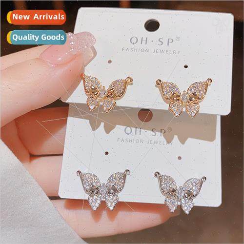 Summer new s925 silver needle full diamonds exquise micro-se