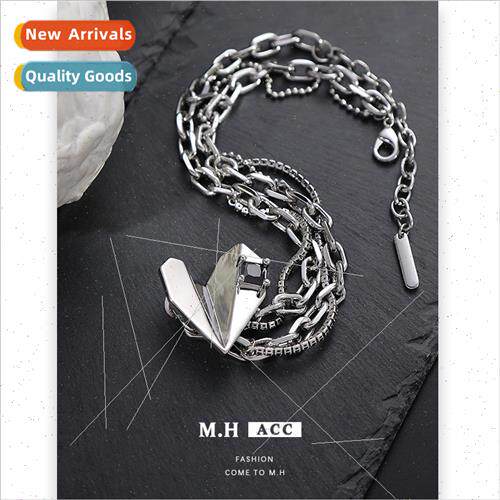 Paper Airplane Black Diamond Splicing Sweater Chain Women Co
