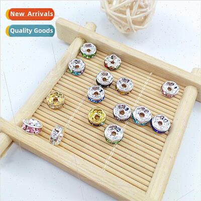 6MM rhinestone circle accessories handmade DIY accessories j