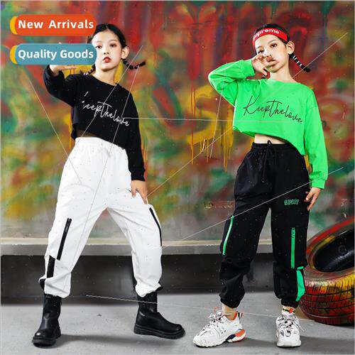 Childrens permance costumes set dance hip-hop su children ja