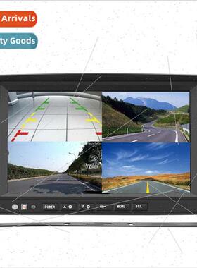 AHD7-inch four-division display DVR car reverse image rearvi