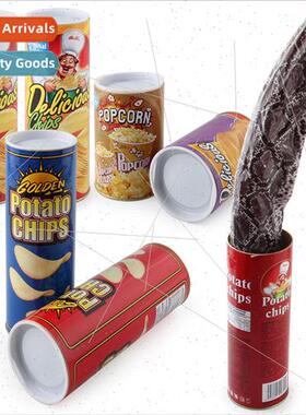 Potato Chip Bouncing Snake April Fools Day  SpoScary Potato