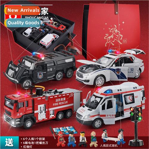 sets适用boys birthday gift simulation alloy toy car set upsc