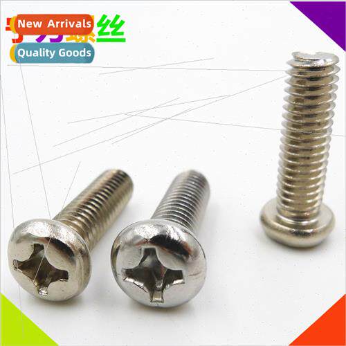 Screws M2M2.5M3M4M5 stainless steel cross round pan head fas