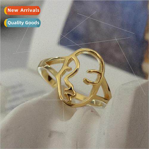 s925 silver ring Europe hjewelry vintage portra ring women f