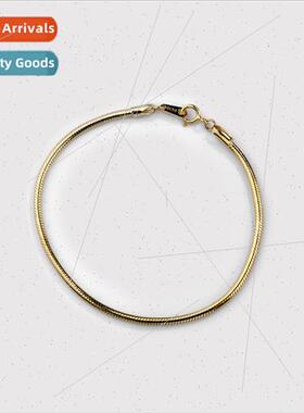 S925 silver cold wind snake bone bracelet female Europe simp