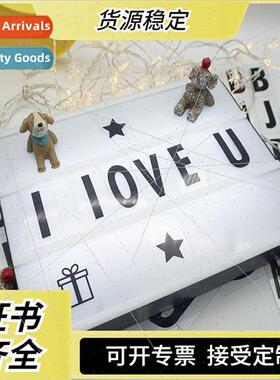 ledA4 light box home DIY alphanumeric jigsaw puzzle card bab