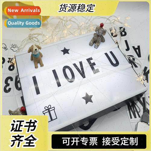 ledA4 light box home DIY alphanumeric jigsaw puzzle card bab