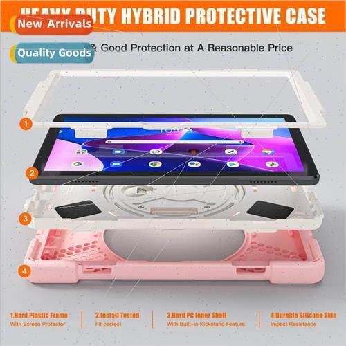 适用Lenovo M10 3RD 10.1 Tablet Case TB-328FU StSilicone Kids