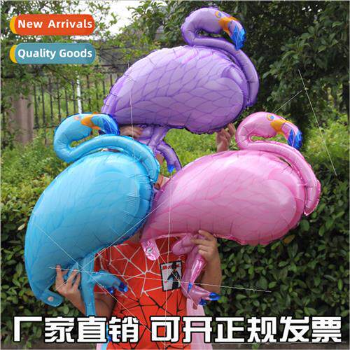 2017 new large shape flamingo aluminum film balloon party de