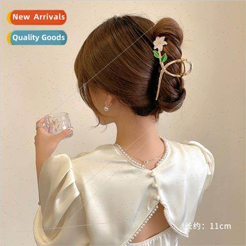 Romantic ly Bell Orchid Flower Grab Clip Goddess Back Head P