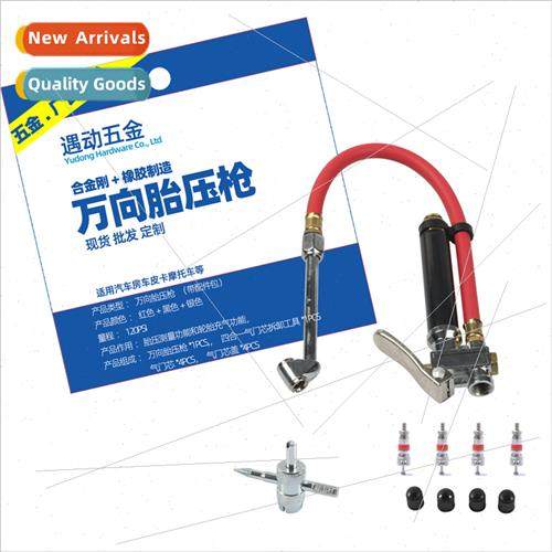 Car Tire HHeld Inflatable Tire Pressure Gun Scale Tire Test