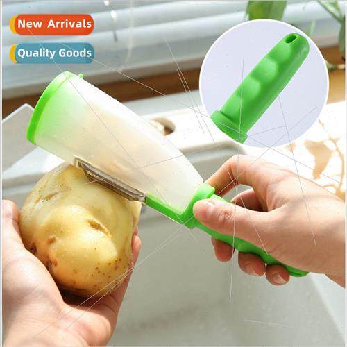 Multifunctional peeler storage scraper outdoor portable shav