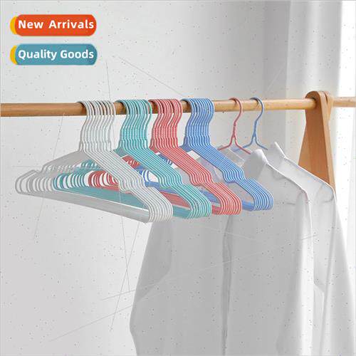 Thickening coat rack wh groove dip plastic adult -slip dryin