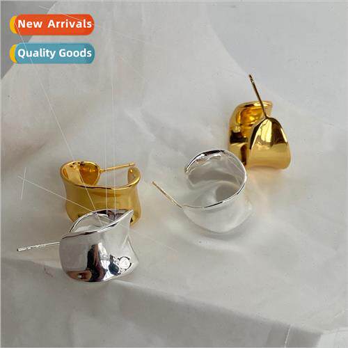 G earrings ji simple sweet good wh earrings curved earrings