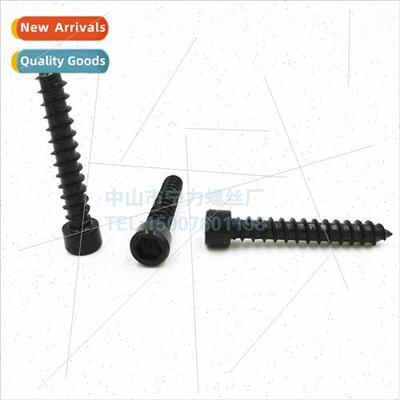 Black zinc 304 hexagon socket self-tapping screws light pole