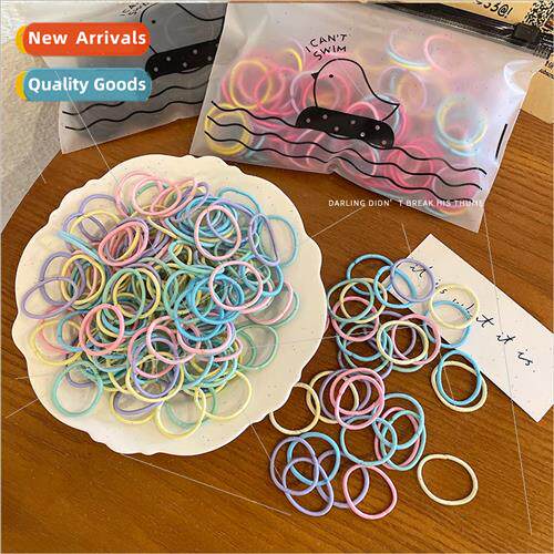 Korea children head rope rubber bbaby thumb trumpet hair cir