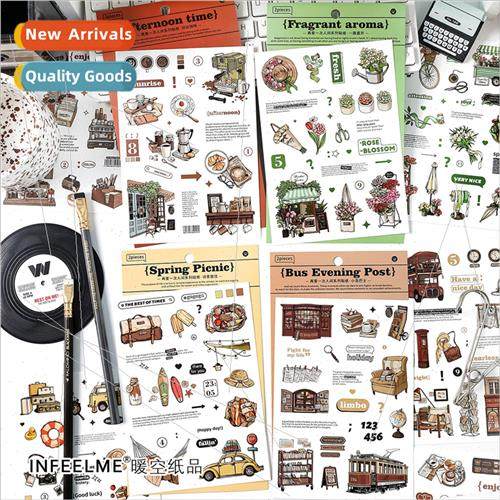 Love again on earth stickers fresh retro small things handbo