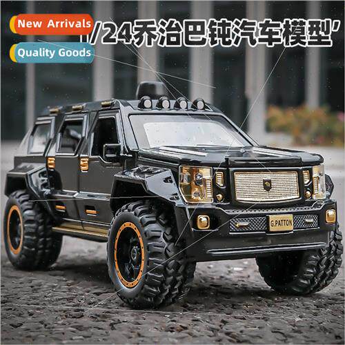 1:24 George Patton alloy car imation real off-road vehicle c
