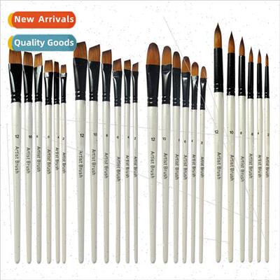 Preferred Pearl Whe Wooden Short Stick 6pcs Set Art Oil Pain