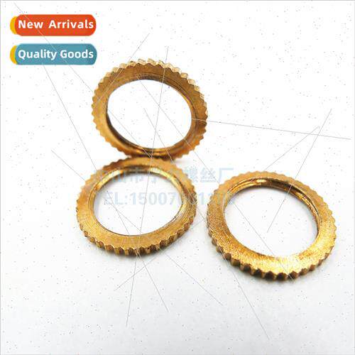 M10 Nut External Gear Nut Spiral Threaded Nut Chrome Plated