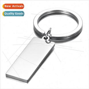 Stainless steel keychain glossy keychain advertising gift gi
