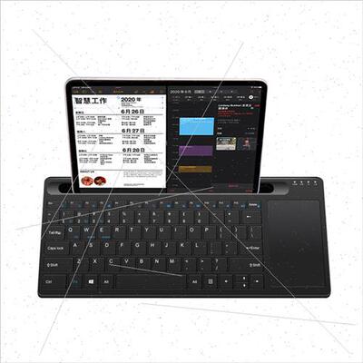 BK362 3-channel keyboard 2.4G+bluetooth wh card slot touchpa