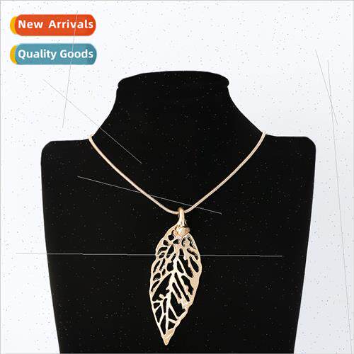 Women Necklace Europe Fashion mple Hundred Leaves Long Sweat