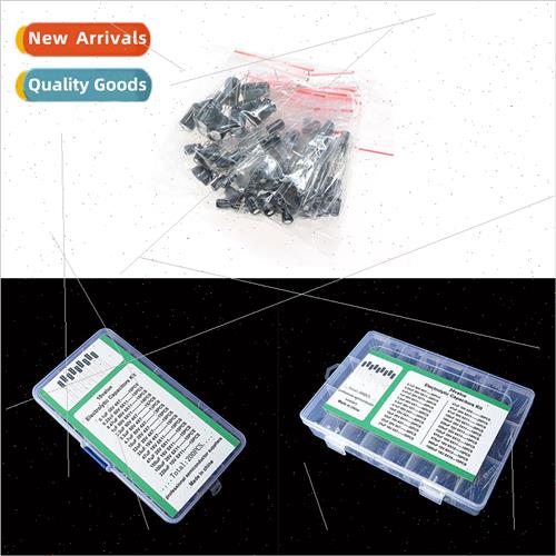 24 zes 500 Electrolytic Capacors Assortment Box Ks Range 0.2