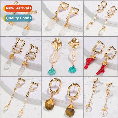 Europe set fashion simple natural pearl colorful natural sto
