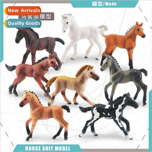 Landscape model animal whe pony Belgian pony Tonkin River po
