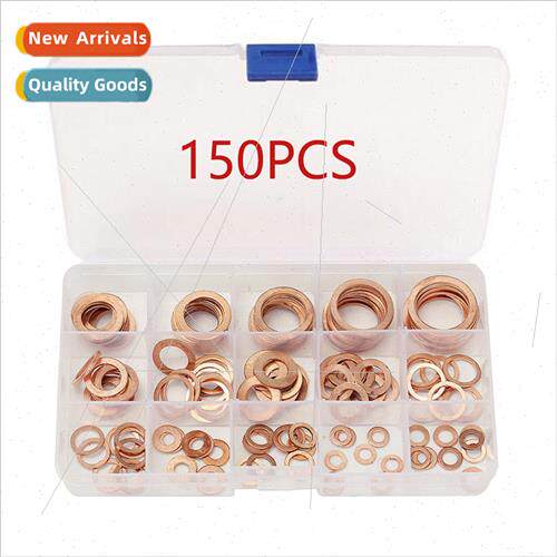 150pcs box purple copper gasket 15pcs specification oil plug