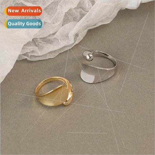 Ring 925 silver female retro 2021 new ins niche fashion open