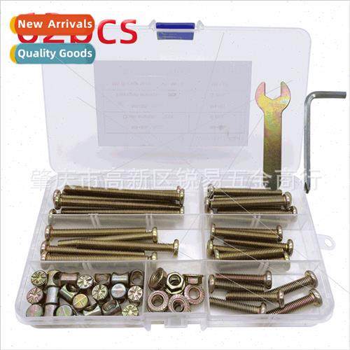 62pcs boxed color zinc flat head hexagon socket screws hollo