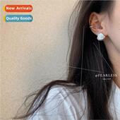 earrings shell female niche femal Korea retro metal