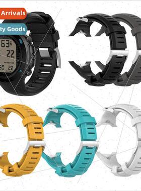 Silicone Steel Buckle Strap适用SUUNTO D6 Dive/ D6i NOVO/ZULU