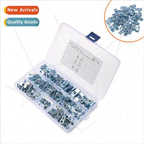 M4-M6 zinc-plated clip nut nut Carded insert nut nut Snap-on