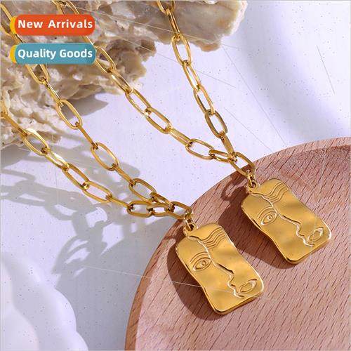 Europe ins fashion sense retro portra collarbone chain femal