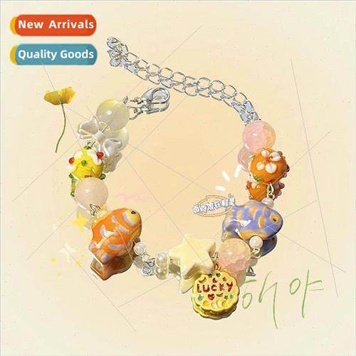 Bracelet small fish trans niche fresh girlfriends beaded bra