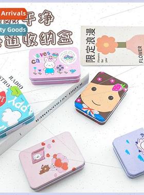 Iron Storage Box Tinplate Card Candy Jewelry  Small Iron Box